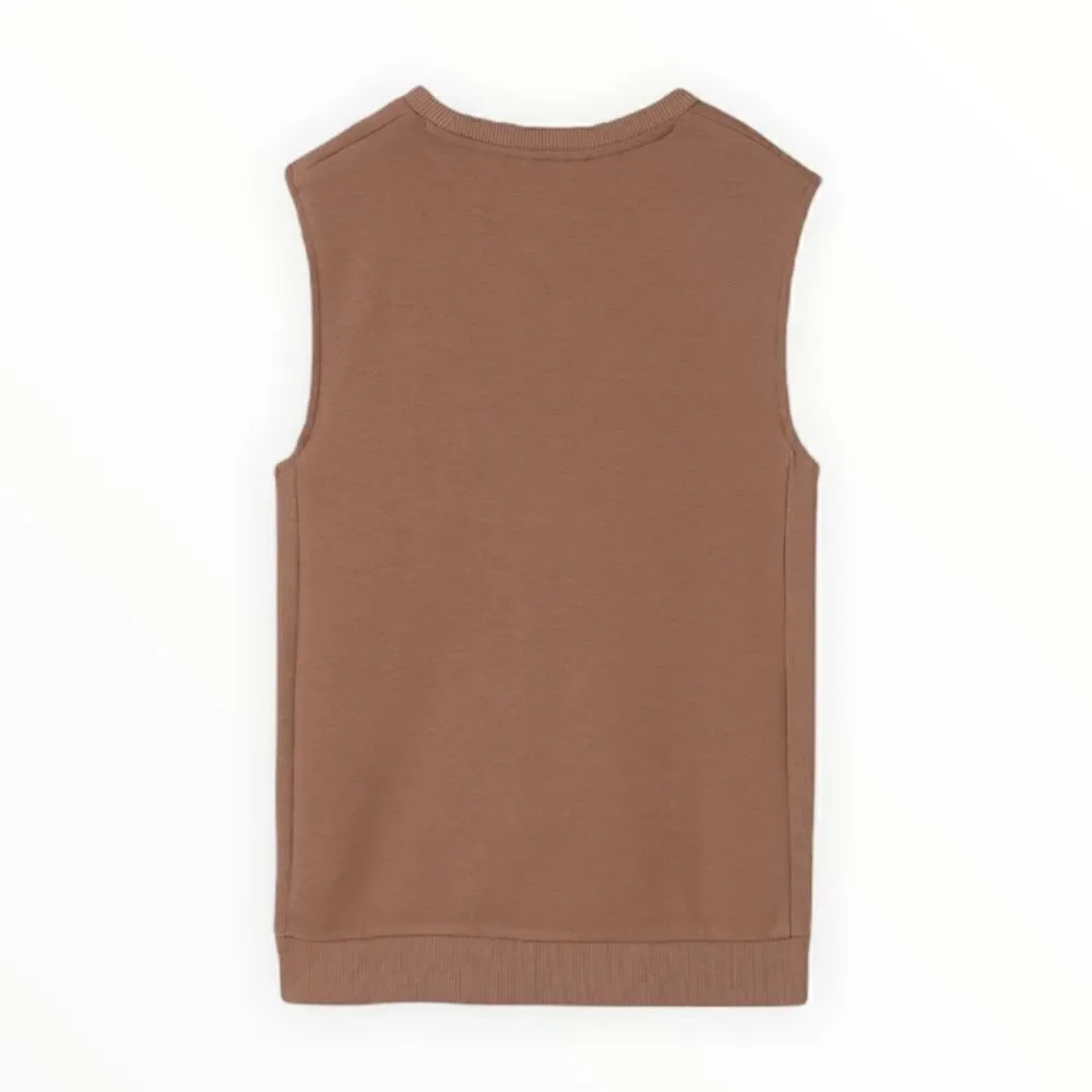 ZARA Boys Brown Sporty Oversized Vest NWT Sizes 8 & 10